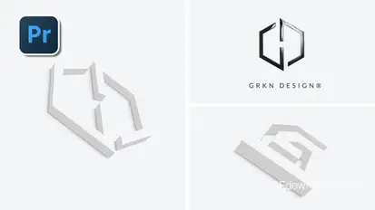 Smooth 3D Logo Reveal | Premiere Pro Premiere Pro template preview