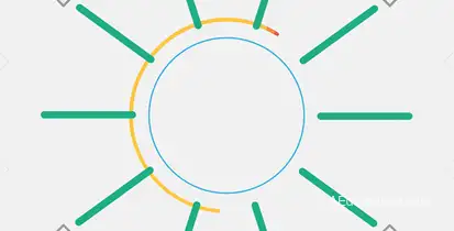 Smooth Shapes & Revealers Video Displays template preview