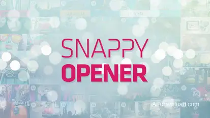 Snappy Opener Video Displays template preview