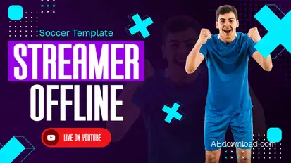 Soccer Club & Sports Slider Promo MOGRT Premiere Pro template preview