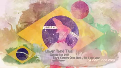 Soccer Cup MatchPlan Openers Video Displays template preview