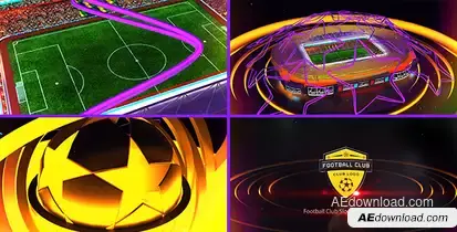 Soccer/Football Club Opener Video Displays template preview