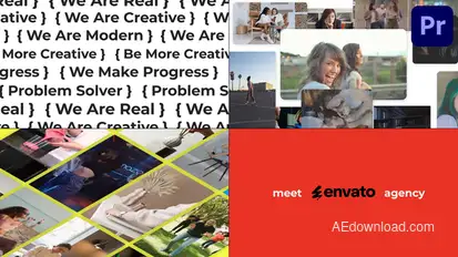 Social Media Agency Promo | Premiere Pro MOGRT Premiere Pro template preview