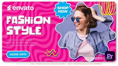 Soft Fashion Promo Premiere Pro template preview