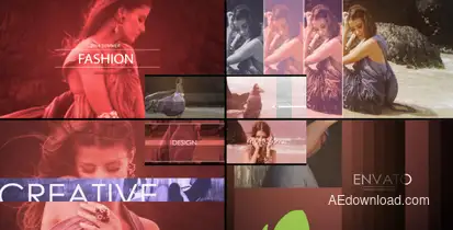 Soft Slide Show Video Displays template preview