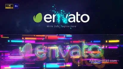 Space Glitch | Premiere Version Premiere Pro template preview