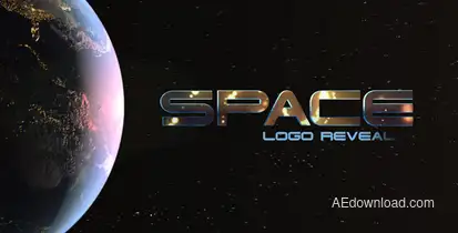 Space Logo Reveal Video Displays template preview