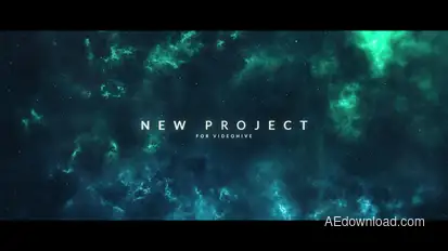 Space Titles Video Displays template preview