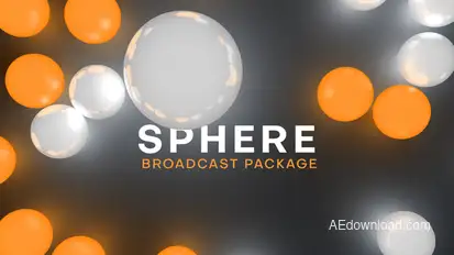 Sphere Broadcast Package Video Displays template preview