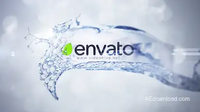 Splash Logo Premiere Pro template preview