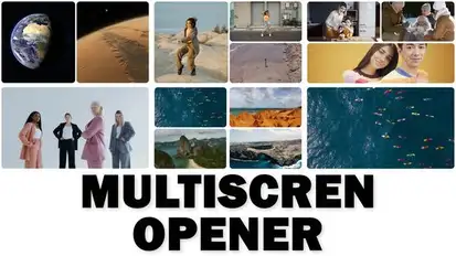 Split Screen | Multiscreen V1 | MOGRT Premiere Pro template preview