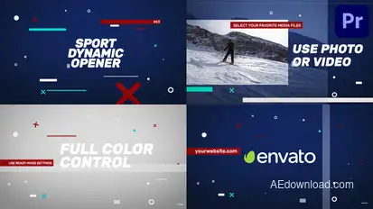 Sport Dynamic Opener for Premiere Pro Premiere Pro template preview