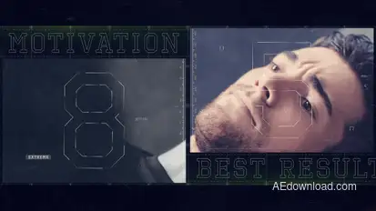 Sport Motivation Promo Video Displays template preview