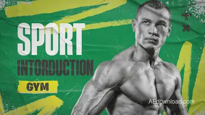 Sport Player Intro | MOGRT Premiere Pro template preview