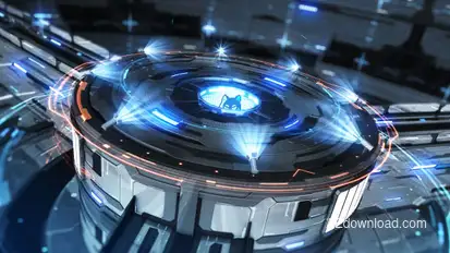 Sports Broadcast - 3D Opener Video Displays template preview