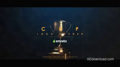 Sports Cup Logo Elements template preview