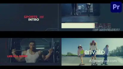 Sports Intro for Premiere Pro Premiere Pro template preview
