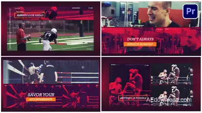 Sports Motivational Premiere Pro template preview