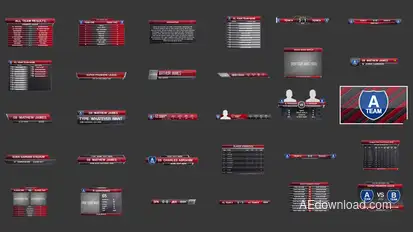 Sports Pack Video Displays template preview