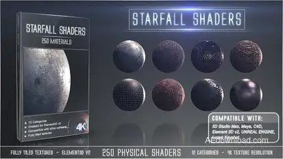 Starfall Shaders Video Displays template preview