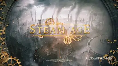 Steam Age Trailer For Premiere Pro Premiere Pro template preview