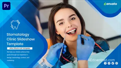 Stomatology Clinic Slideshow Premiere Pro template preview