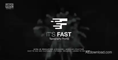 Stomp Typography Video Displays template preview