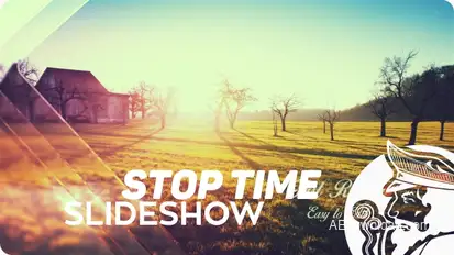Stop Time Slideshow Video Displays template preview