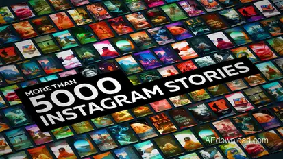 Stories Generator Video Displays template preview