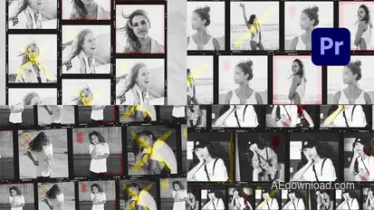 Storyboard Premiere Pro template preview