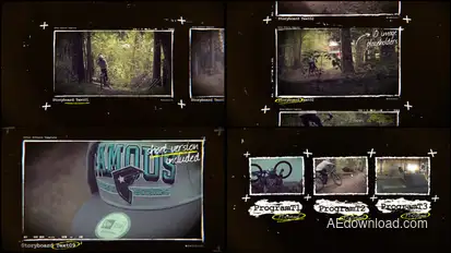Storyboard Promo Video Displays template preview
