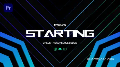 Stream Package Overlay Premiere Pro Template Premiere Pro template preview