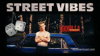 Street Vibes Intro Premiere Pro template preview
