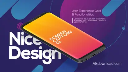 Stylish App Promo Kit Video Displays template preview