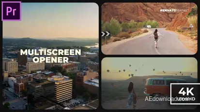 Stylish Dynamic Opener Intro | MOGRT Premiere Pro template preview