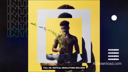 Stylish Intro Premiere Pro template preview
