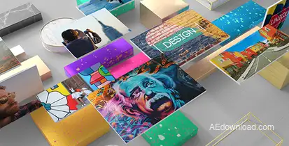 Stylish Photo Gallery Slideshow Video Displays template preview