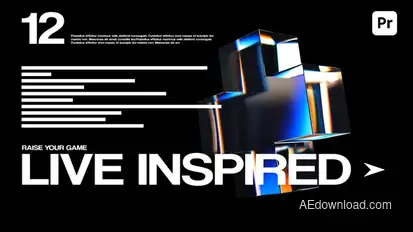 Stylish Slides For Premiere Pro Premiere Pro template preview