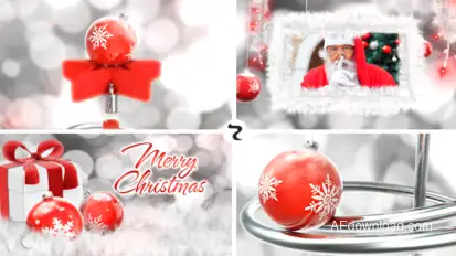Stylized Christmas Pack Video Displays template preview