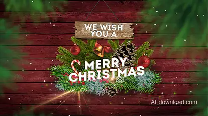 Such A Beautiful Christmas Day Video Displays template preview