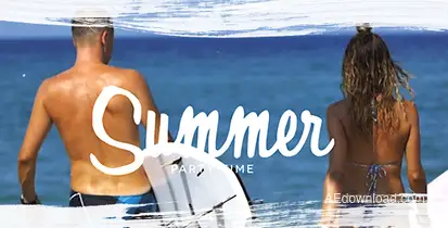 Summer Video Displays template preview
