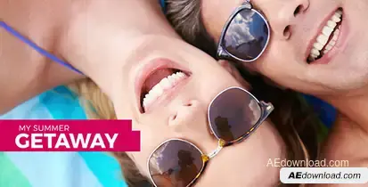 Summer Getaway - Bright Dynamic Opener Video Displays template preview