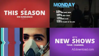 Sundance TV Rebrand Video Displays template preview