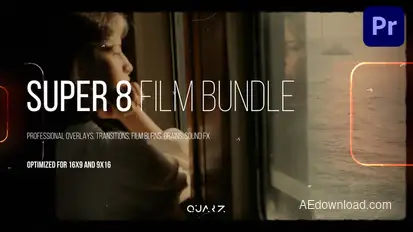 Super 8 Film Bundle for Premiere Pro Premiere Pro template preview