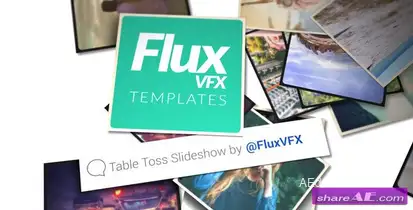 Table Toss Slideshow – Videohive Video Displays template preview