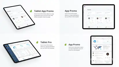 Tablet Pro Presentation Kit Video Displays template preview