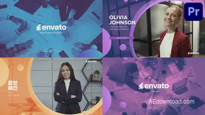 Team Introduction Slideshow for Premiere Pro Premiere Pro template preview