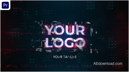 Tech Logo Animation V.2 Premiere Pro template preview