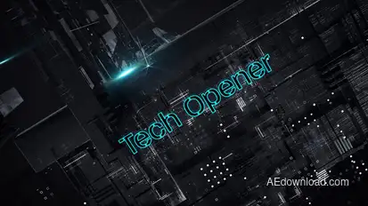 Tech Opener Video Displays template preview