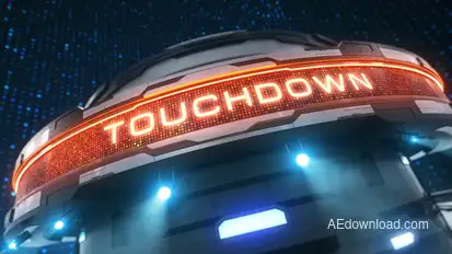 Text Transition Video Displays template preview